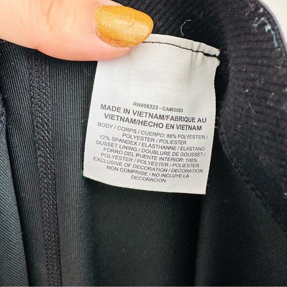 NIKE PRO Silver Sparkle DriFit Mid Rise Leggings Tights Running Gym Yoga Pants S - Picture 9 of 16